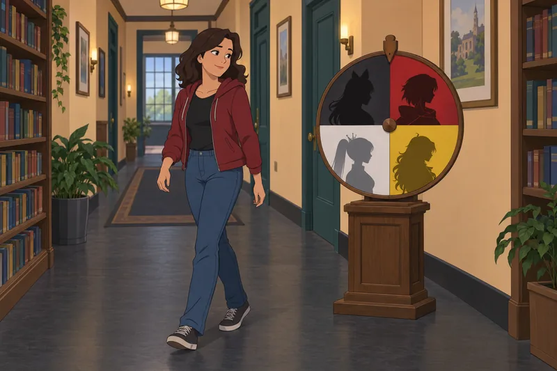 Quiz ¿Qué personaje observa cuatro caminos.