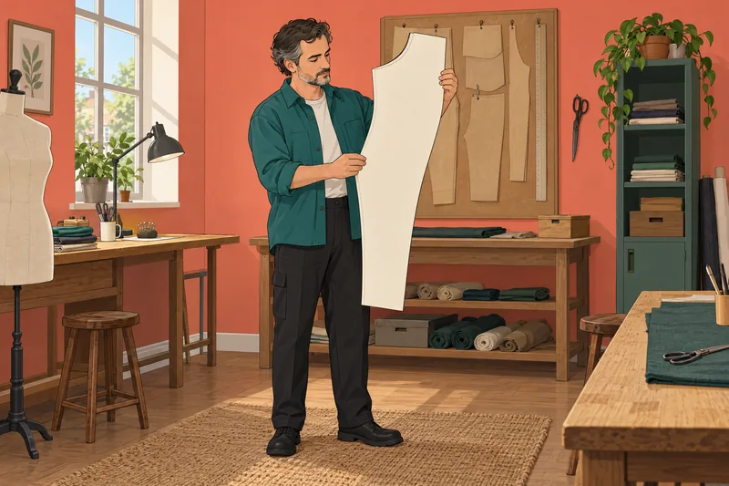 What Shape Is mapped through a paper pattern.