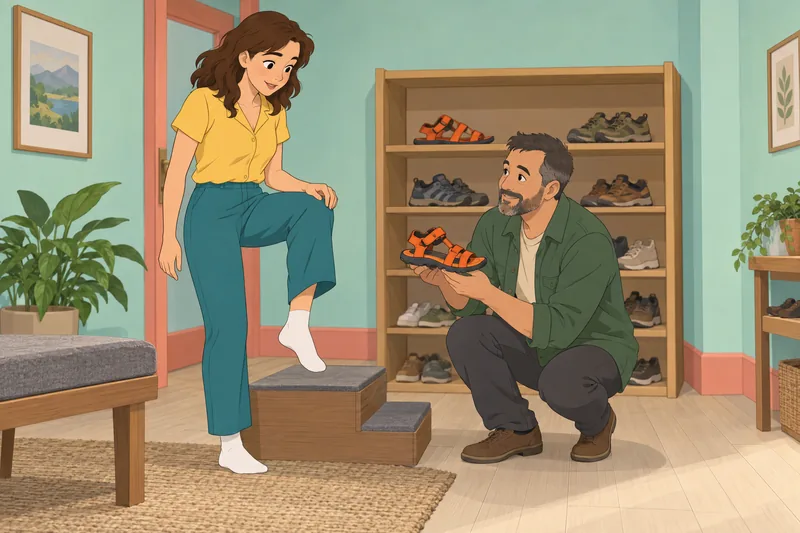 What Shoe Am checks a summer sandal.