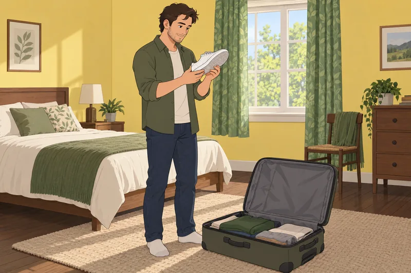 Quiz ¿Qué zapato viaja en una maleta.