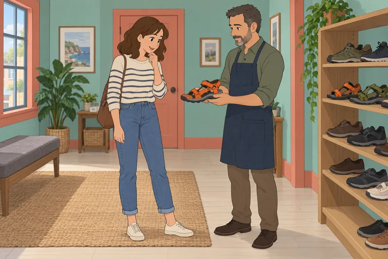Quiz ¿Qué zapato muestra una sandalia.