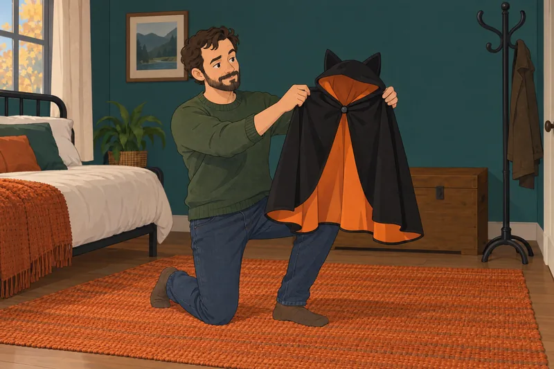 “What Should I” weighs a comfortable cape.