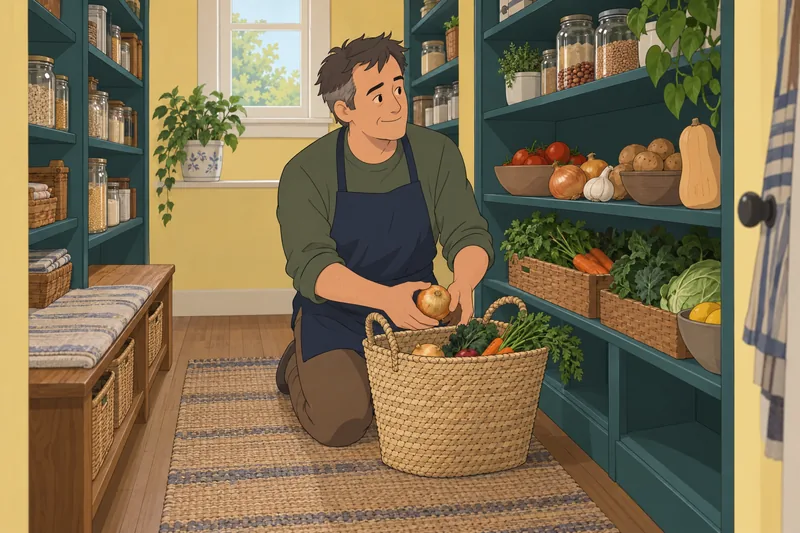 ¿Qué debería cenar? dentro de la cesta.