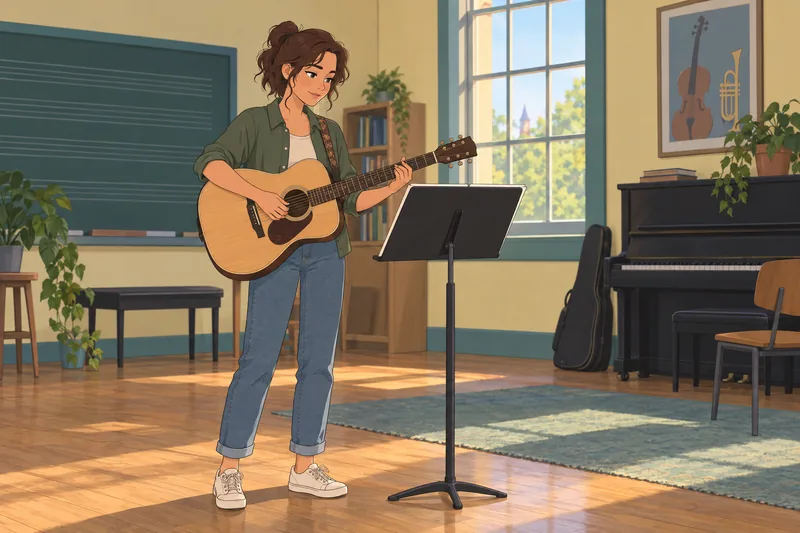 What Should I shows a songwriter composing.