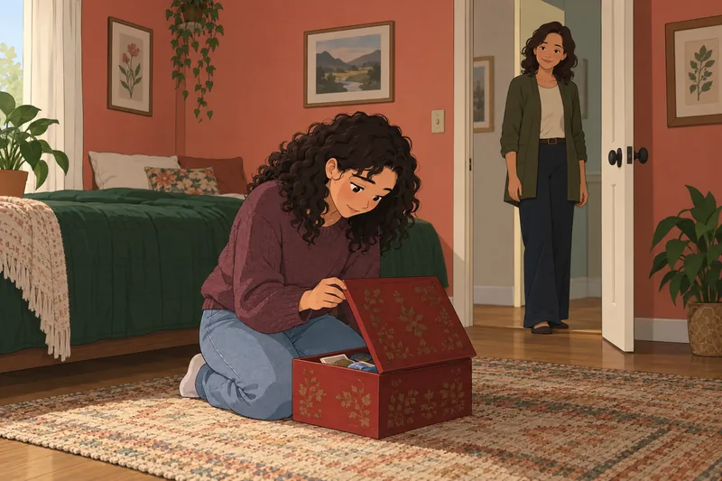 What Should I? A keepsake box holds change.
