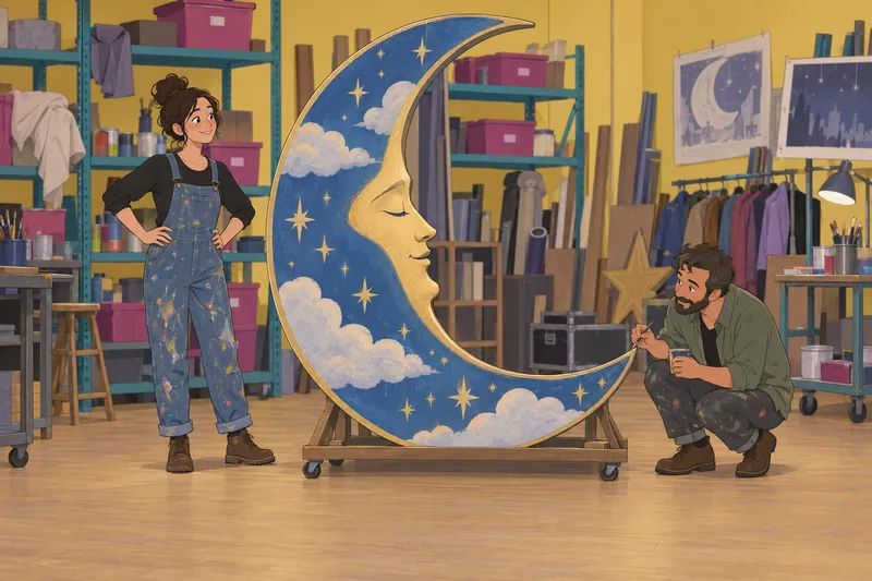 ¿Qué personaje de Sing 2 prepara un decorado?