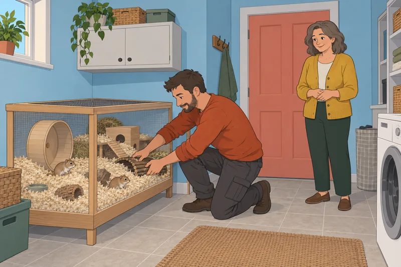 At home, What Small Pet meets daily care.
