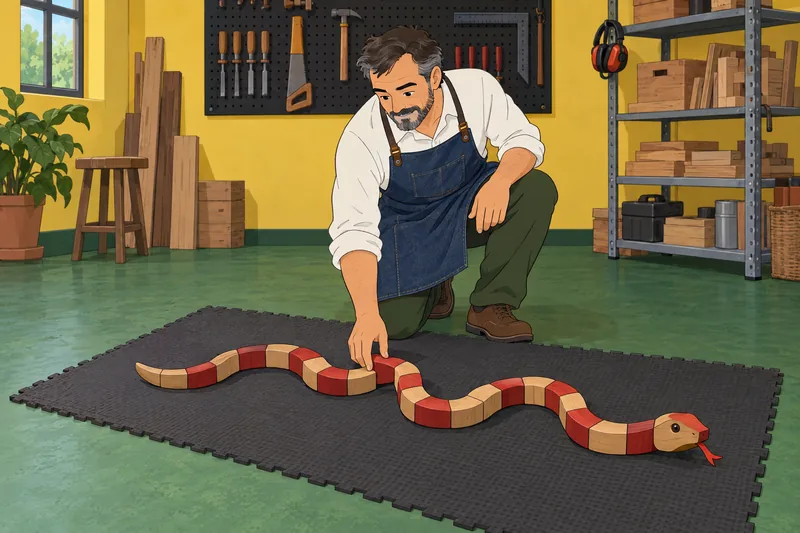 What Snake Am: a wooden snake changes shape.
