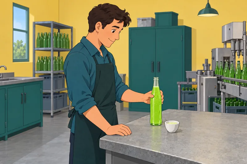 Quiz ¿Qué refresco: un joven levanta una botella.