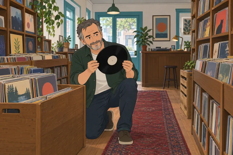 What Song Am features a vinyl record.