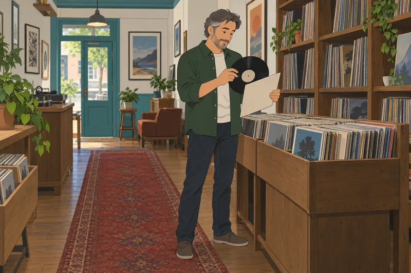 ¿Qué canción soy? Muestra un disco de vinilo.