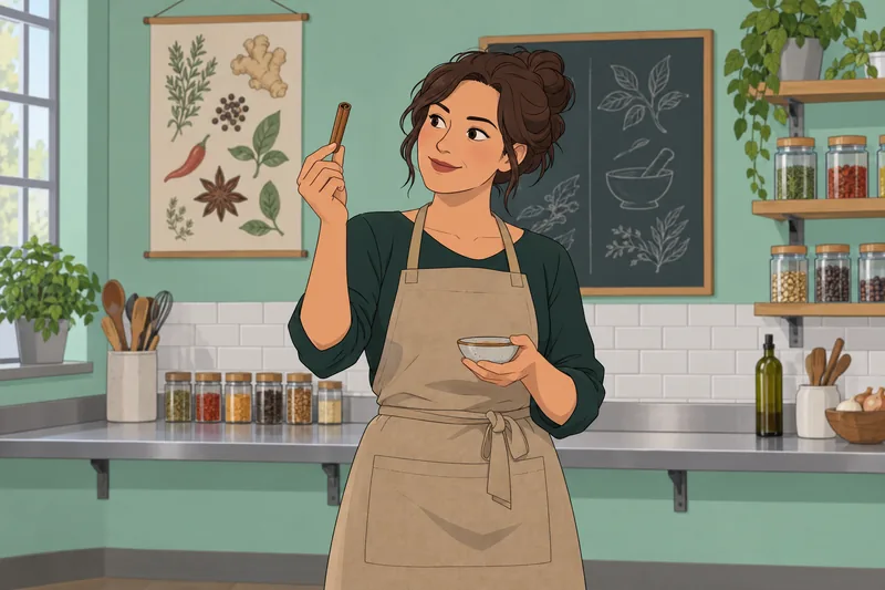 What Spice Am: cinnamon suggests a warm style.