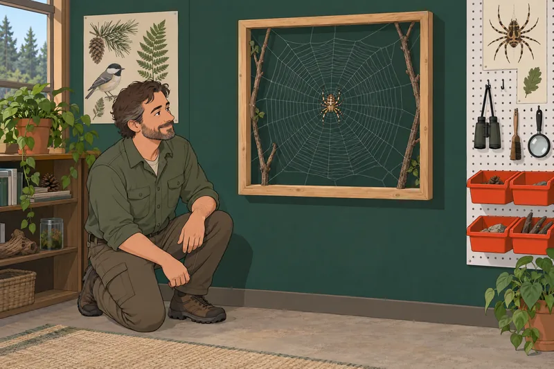 Quiz ¿Qué araña — revisan una red con calma.