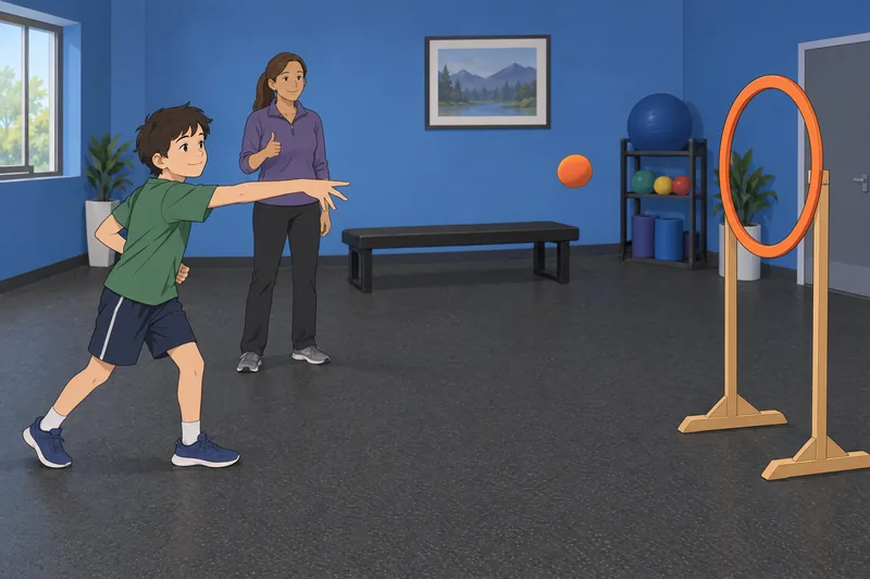 cuestionario ¿Qué deporte: niño apunta una pelota blanda.