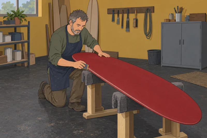 What Surfboard Should? A longboard gets repaired.