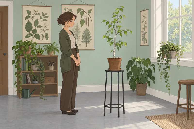Quiz ¿Qué árbol muestra un abedul joven.