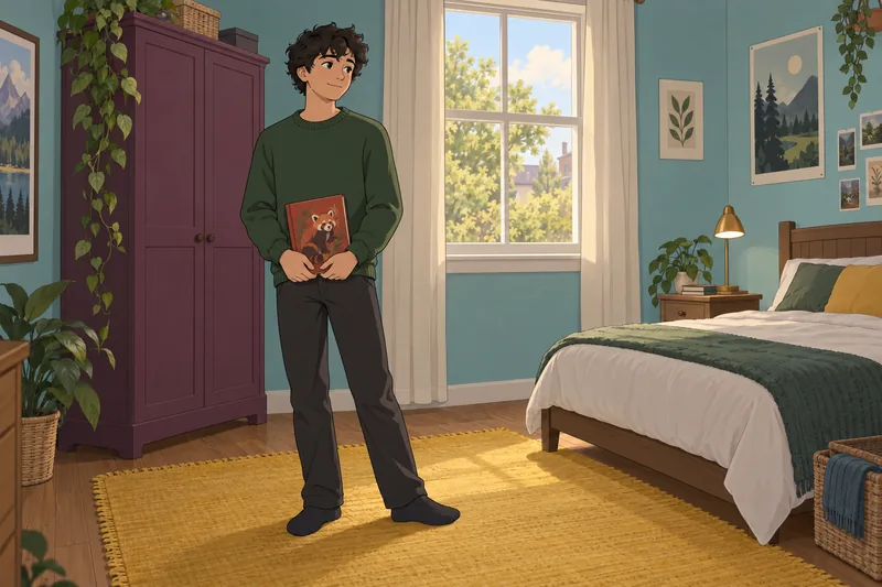 Quiz ¿Qué personaje observa una historia ilustrada.