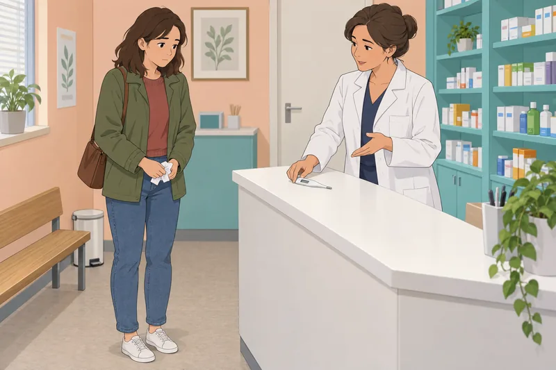 cuestionario ¿Qué tipo: termómetro en farmacia.