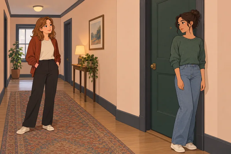 What Type of boundaries guide her conversation?