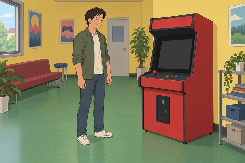 Quiz ¿Qué videojuego inspira este arcade?