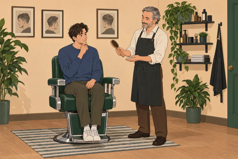 What Will I: selecting a grooming brush.