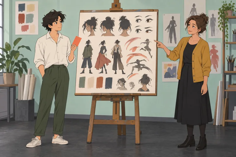 What Would I see in a character-design classroom?