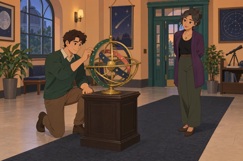 What Zodiac Sign emerges beside a celestial sphere.