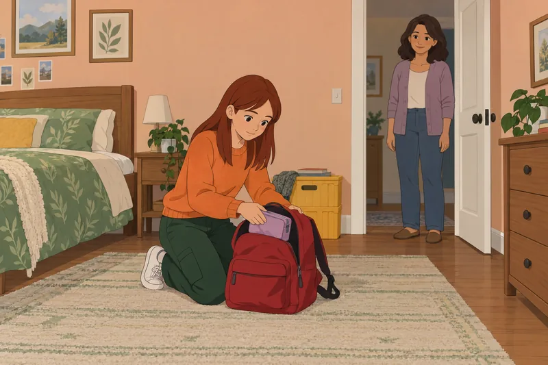 cuestionario ¿Cuándo tendré? Una mochila queda lista.