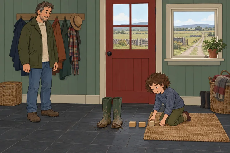 Where Did I picture a rural entryway?