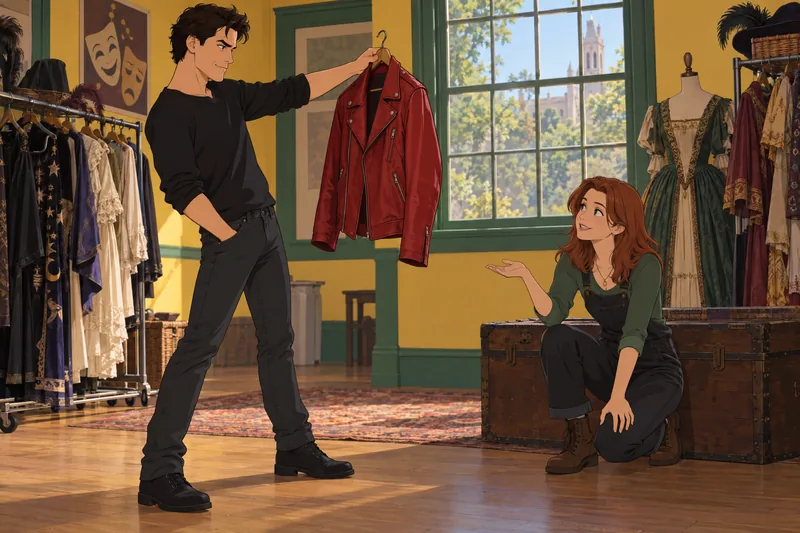 Which Buffy Character encounters a rebellious jacket.
