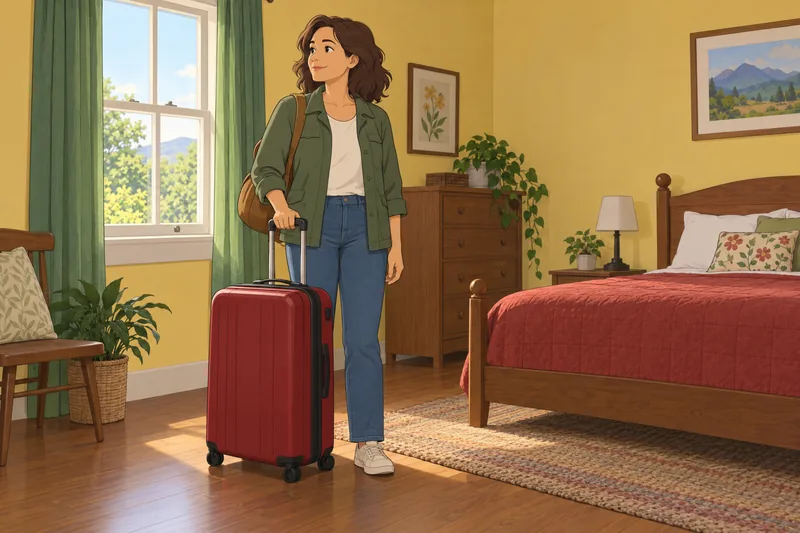 cuestionario ¿Qué isla: una viajera prepara la maleta.