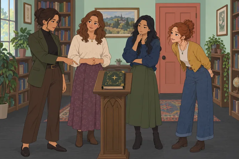 Which Charmed Sister shows four contrasting choices.