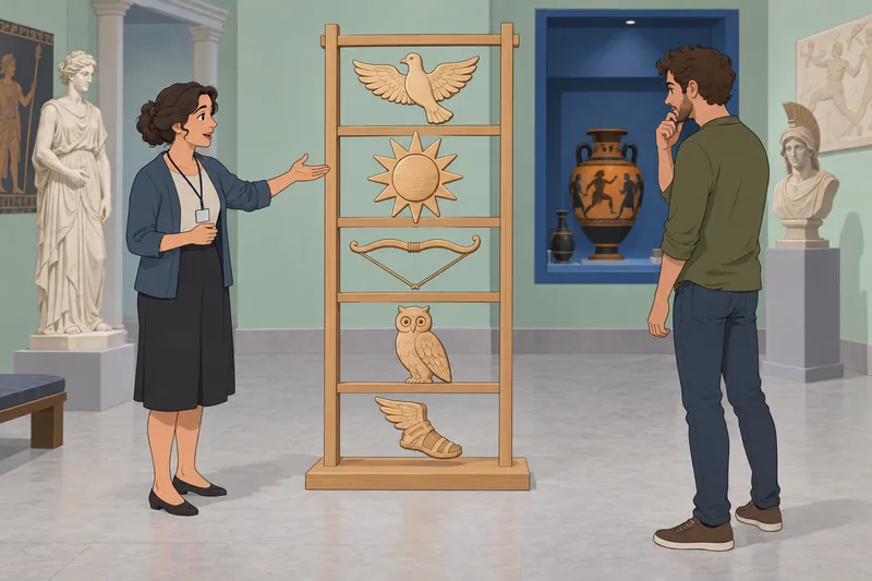 Which Deity Am I? A symbolic gallery reflection.