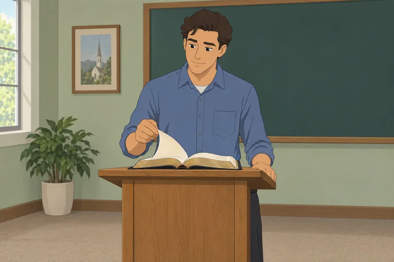 Which Disciple Are — a Bible reflection in class.