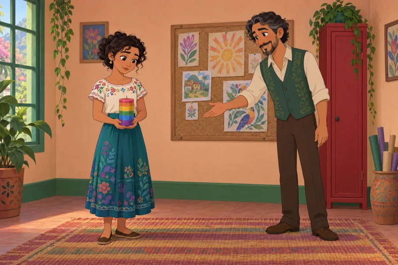 ¿Qué personaje de Encanto muestra una vela.