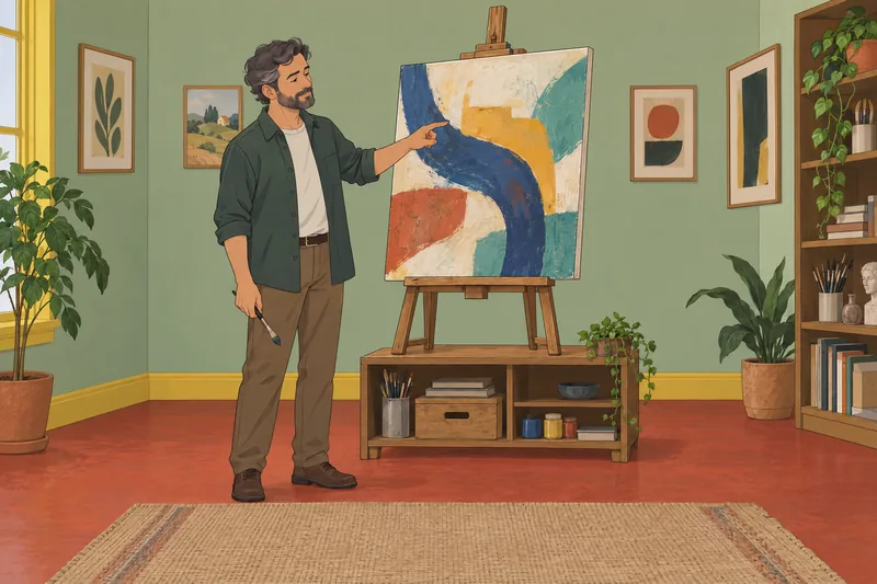 ¿Qué hemisferio cerebral sugiere esta pintura?