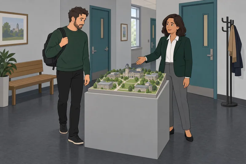 Which MBA Is: an adviser presents campus options.