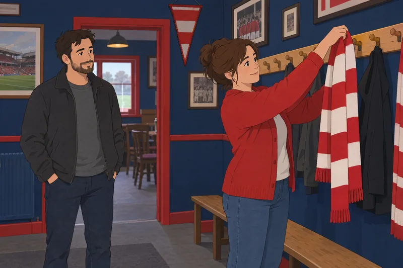 Which Premier League supporters raise a plain scarf.