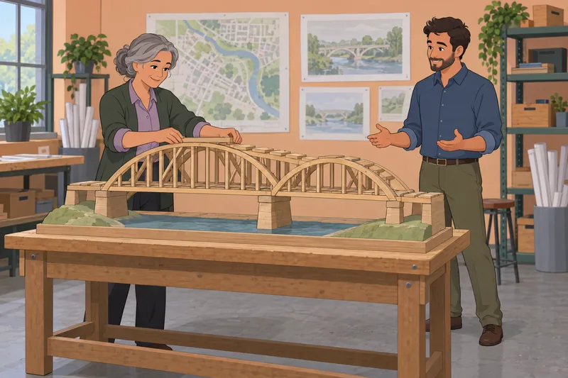 ¿Qué presidente eres? en un taller de puentes.