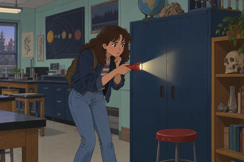 Which Stranger Things mystery guides her search.