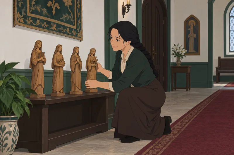 Which Woman of four biblical figures appears?