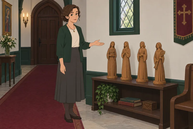 El cuestionario ¿Qué mujer muestra figuras talladas.