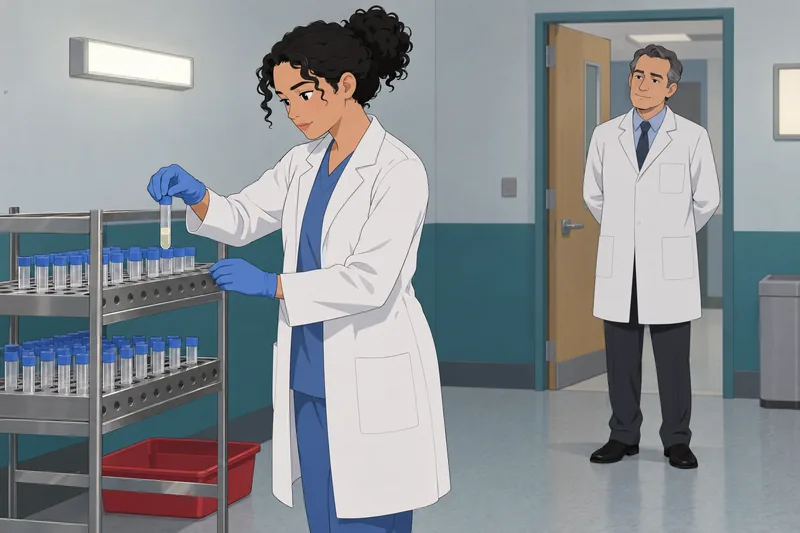 White Blood Cell practice uses careful sample handling.