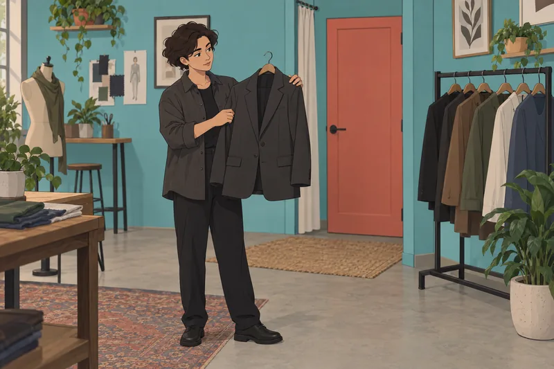 Who Am I, choosing a jacket.