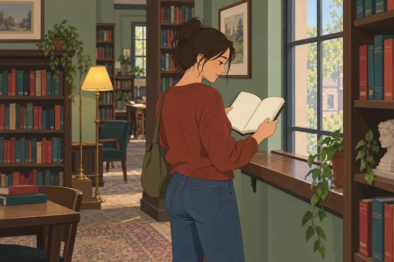 El cuestionario ¿Quién me? aparece entre libros.