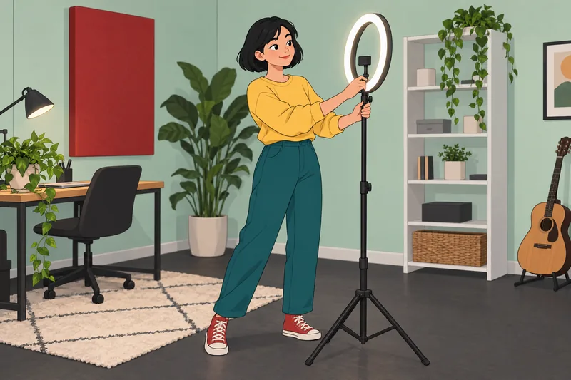 This Who Is My scene shows ring-light energy.