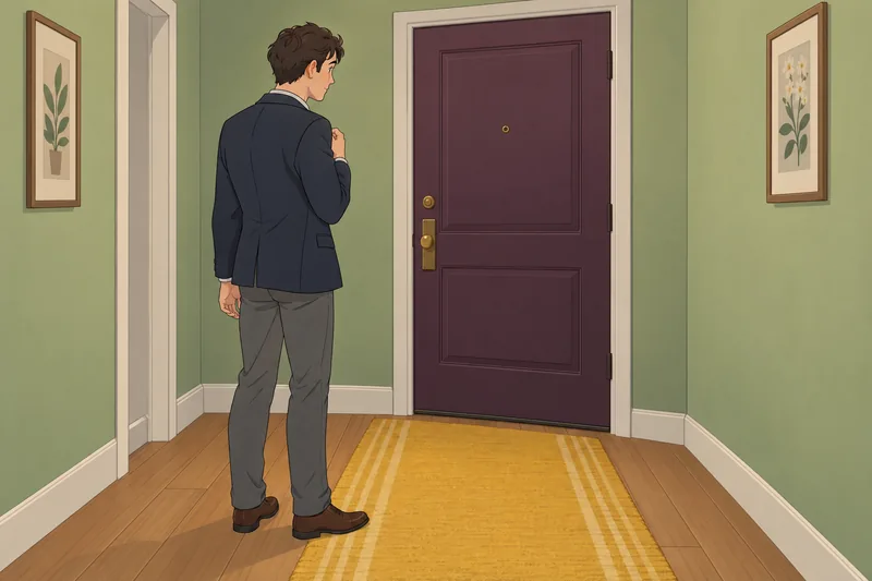 Why Can't I pause at this door.