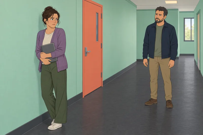 Why Do I avoid a crowded hallway?