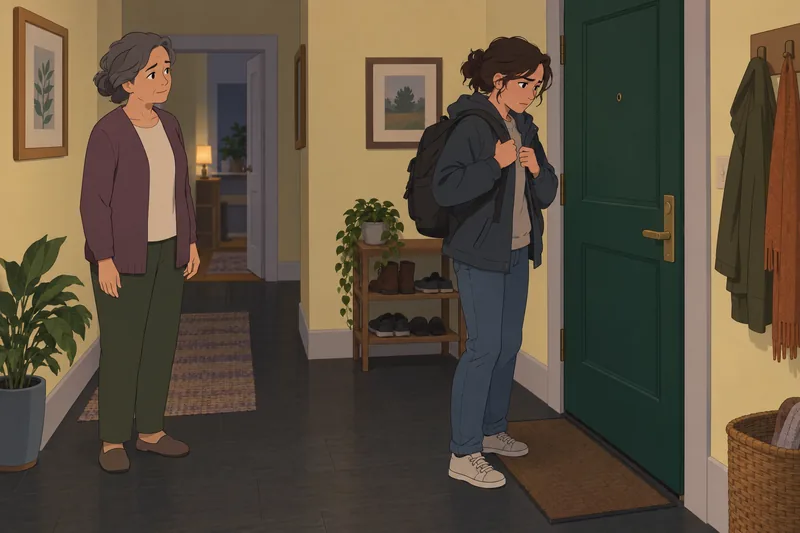 Why Do I pause before a safer step.