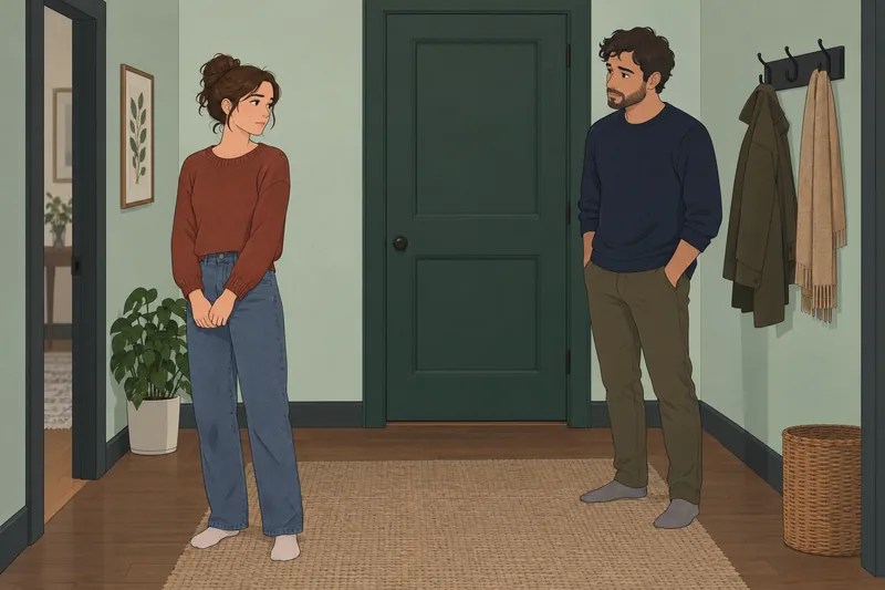 ¿Por qué mi retrata una charla tranquila.